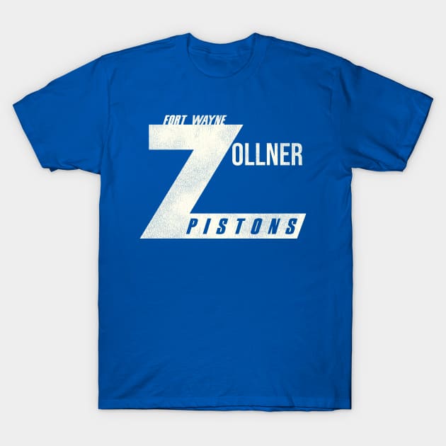 Defunct Fort Wayne Zollner Pistons Basketball Team T-Shirt by Defunctland